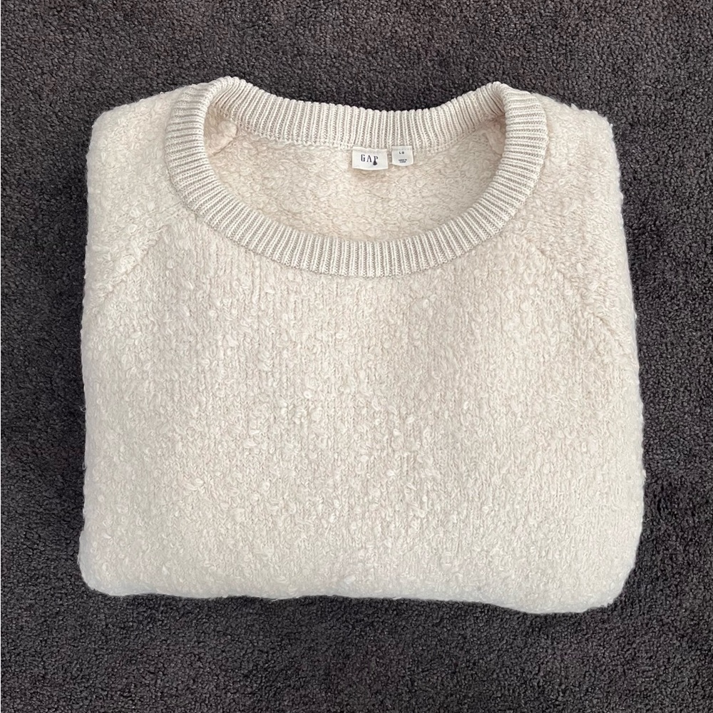 🔴 GAP Women’s Cream Color Wool Mix Sweater - Like New - NO FURTHER DISCOUNT 🌷